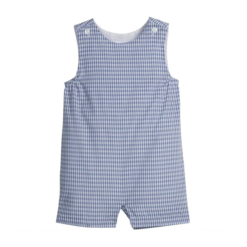 Gray Blue Gingham Campbell Shortall