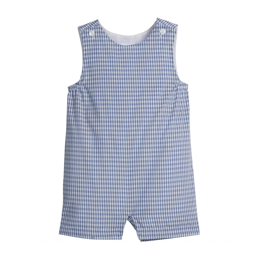 Gray Blue Gingham Campbell Shortall