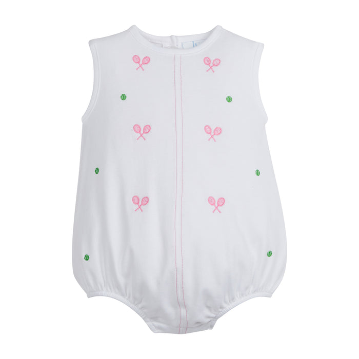 Embroidered Tennis Bubble Pink