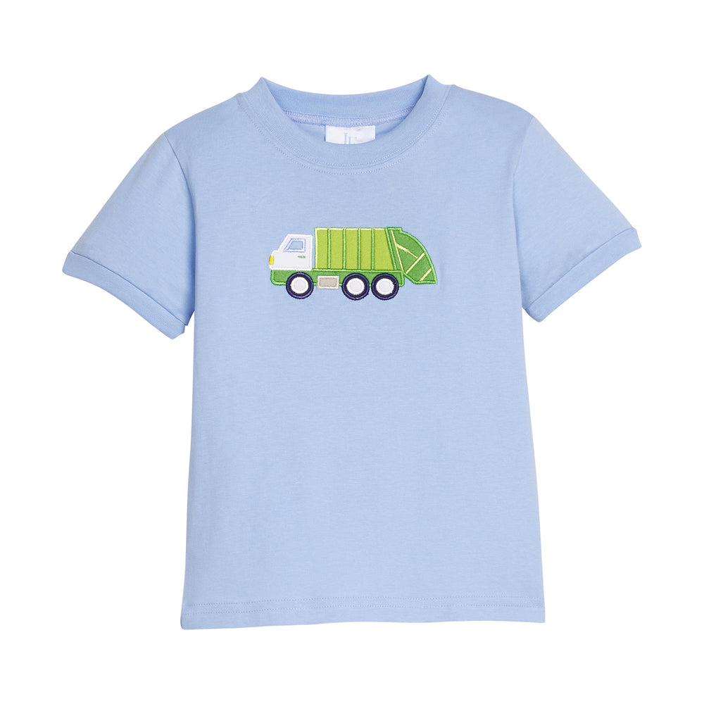Garbage Truck Applique T-Shirt