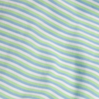 Peter Pan Polo Romper in Greenview Stripe