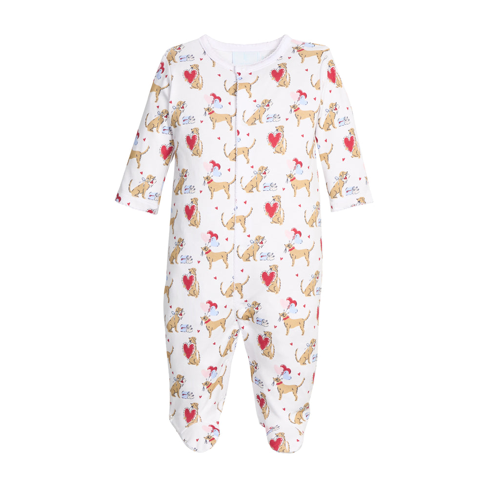 Woof You Printed Footie