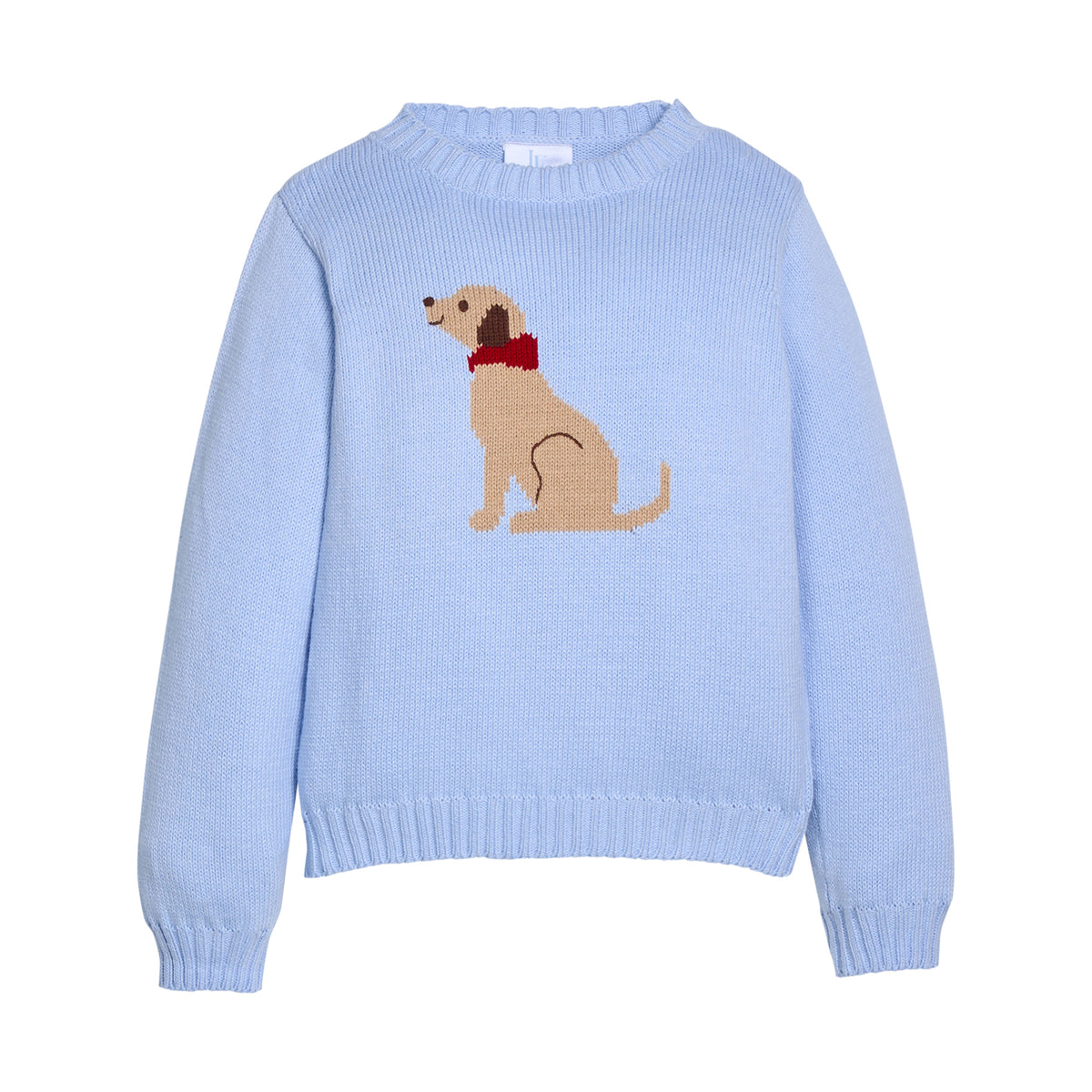 Intarsia Sweater Seated Lab