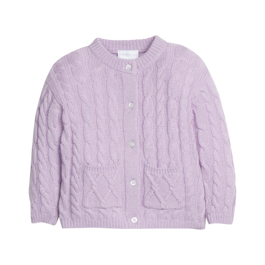 Lavender Classic Cashmere Cardigan