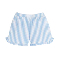 Tulip Shorts in Light Blue Stripe