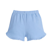 Tulip Knit Shorts in Light Blue