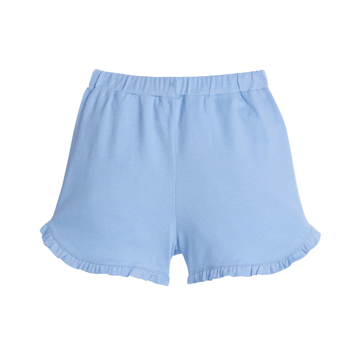 Tulip Knit Shorts in Light Blue