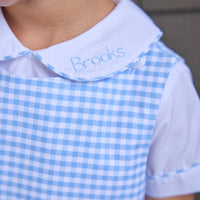 Vintage Button Jon Jon in Mayfair Gingham