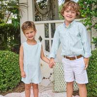 Button Down Shirt in Meriwether Stripe
