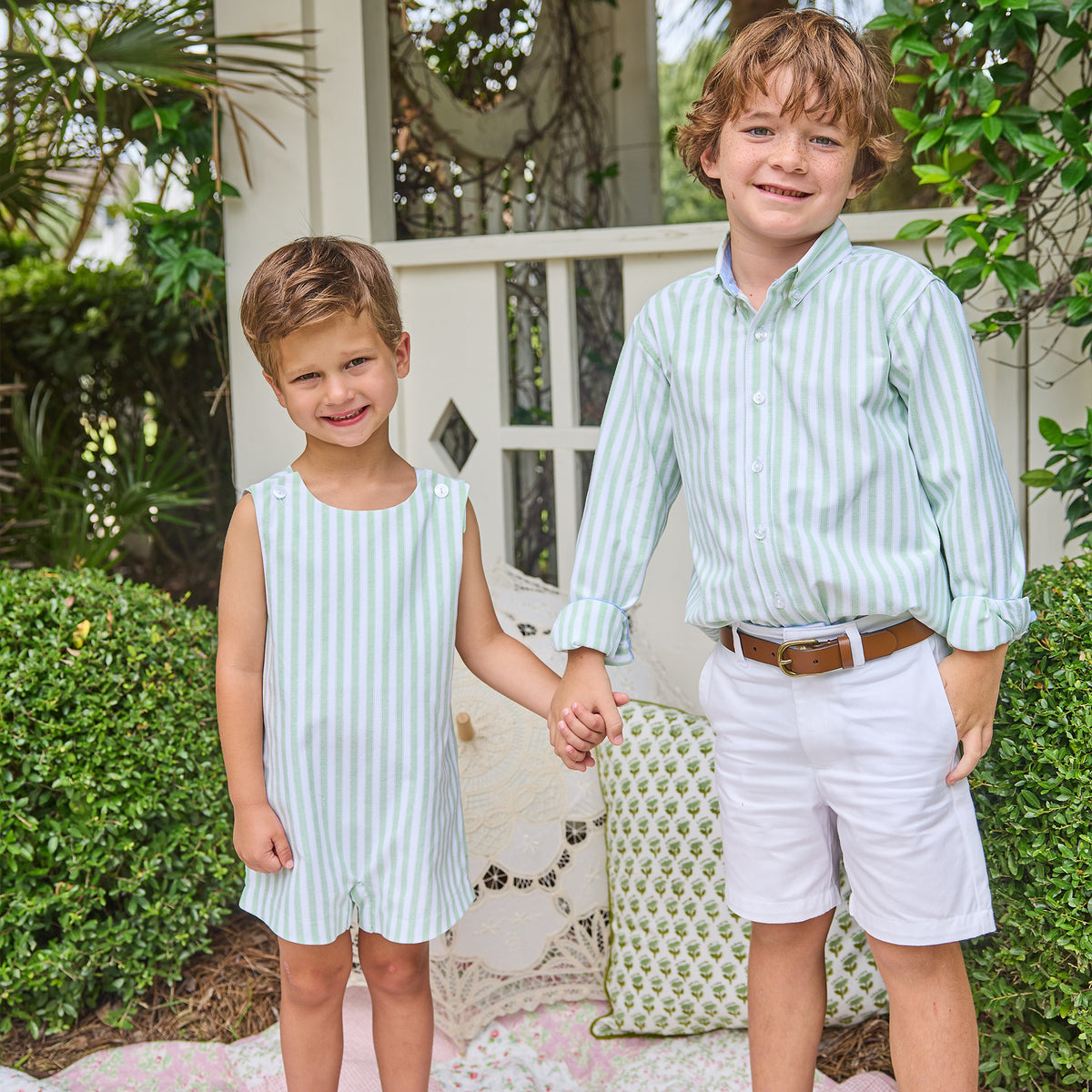 Button Down Shirt in Meriwether Stripe