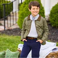 Classic Olive Quilted Jacket