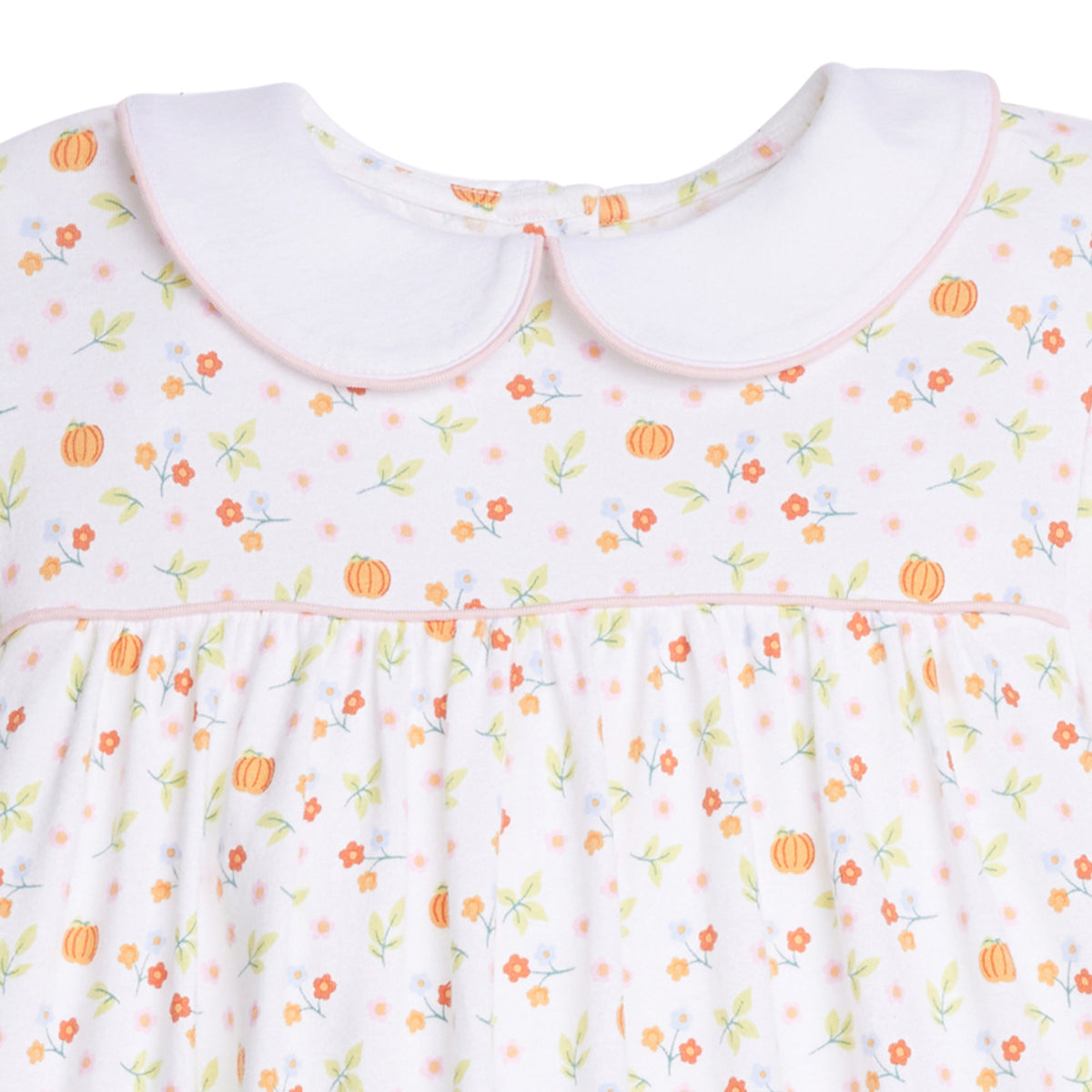 Pumpkin Floral Evelyn Dress