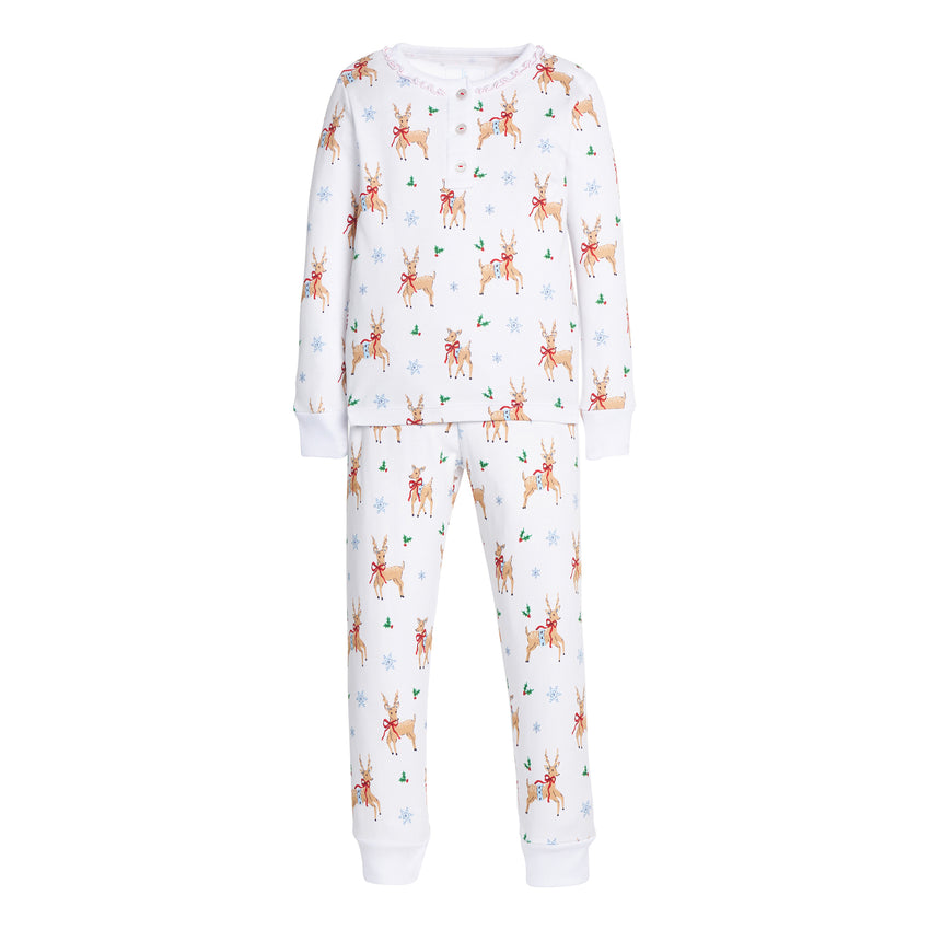 Reindeer Games Ruffled Jammies