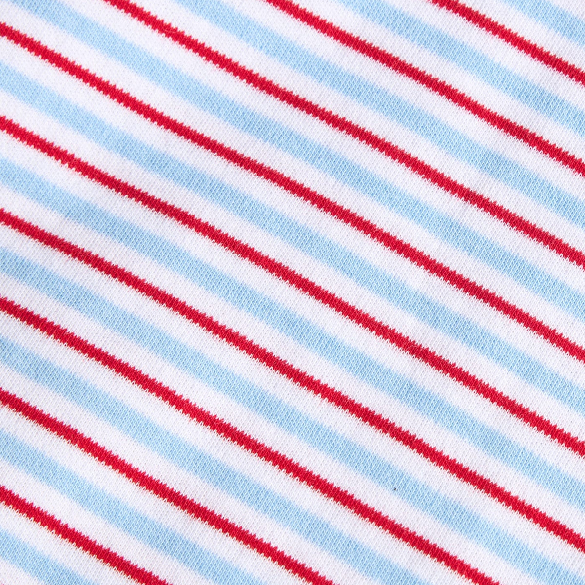 Polo Romper in Primary Stripe