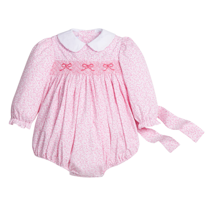 Smocked Pink Vinings Natalie Bubble