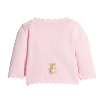 Pink Teddy Bear Crochet Sweater