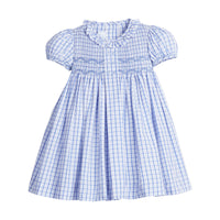 Smocked Bridget Dress in Woodberry Plaid