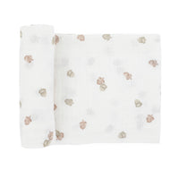 Acorns Cotton Muslin Swaddle