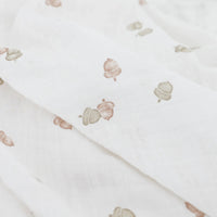 Acorns Cotton Muslin Swaddle