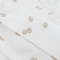 Acorns Cotton Muslin Swaddle