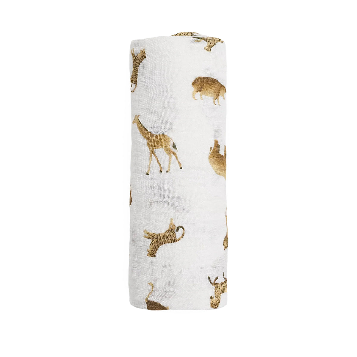 Animal Crackers Organic Cotton Muslin Swaddle