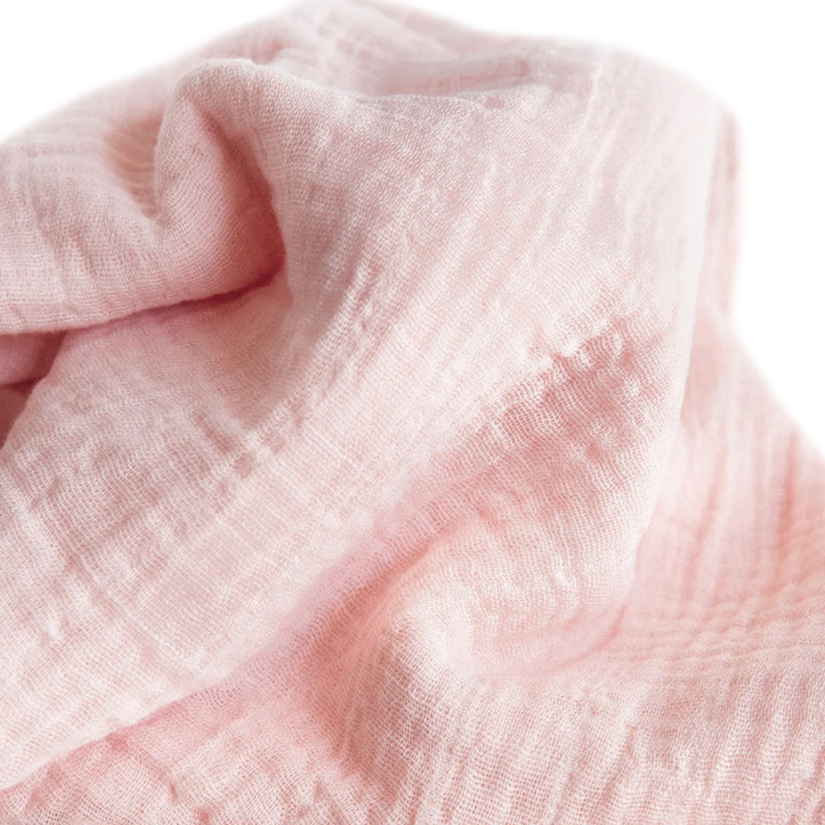 Light Pink Cotton Muslin Swaddle