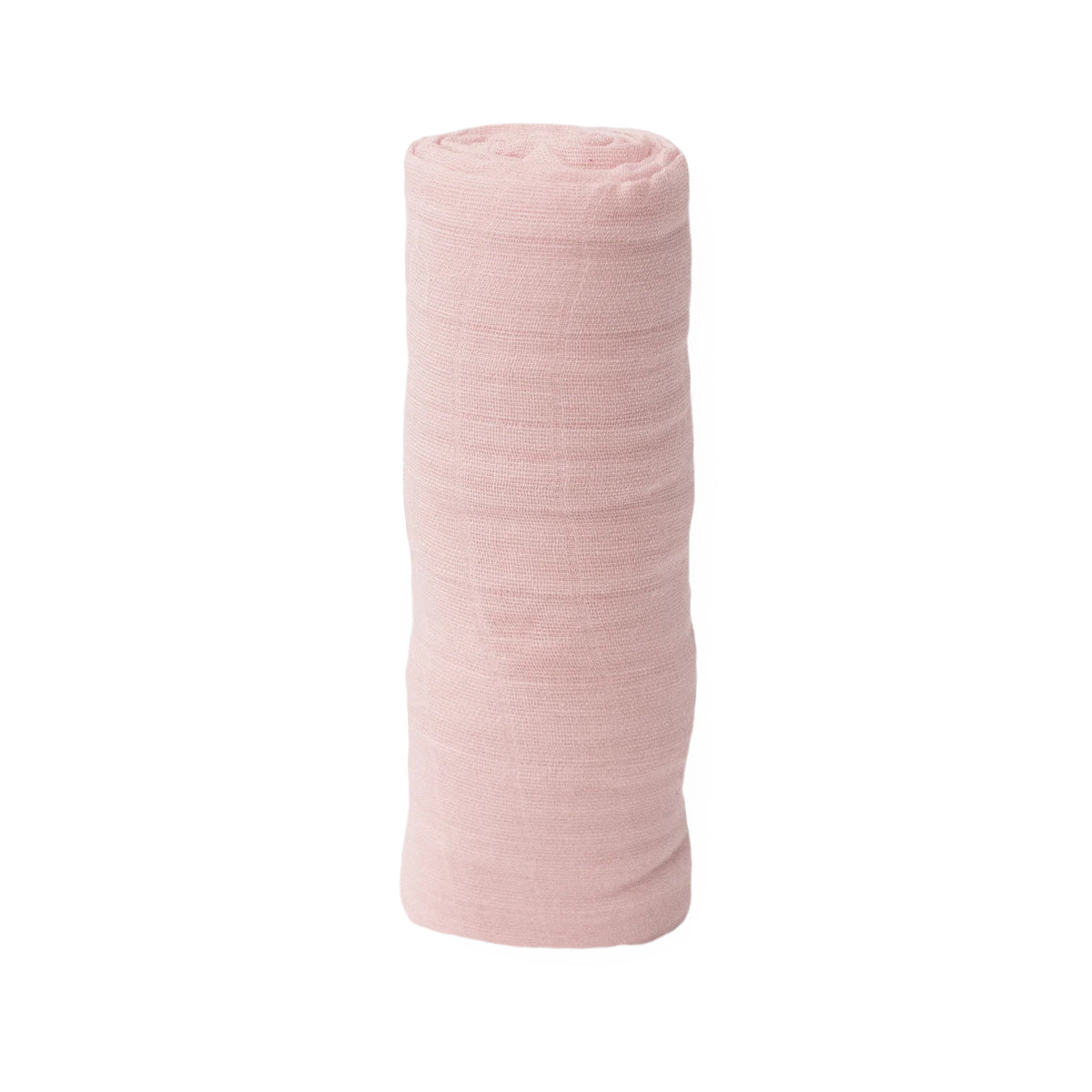 Light Pink Cotton Muslin Swaddle