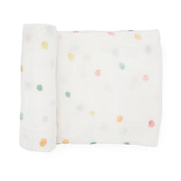 Party Dots Cotton Muslin Swaddle