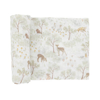 Woodland Friends Cotton Muslin Swaddle