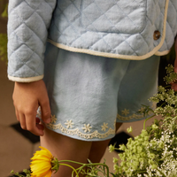 Vally Shorts in Oxford Blue