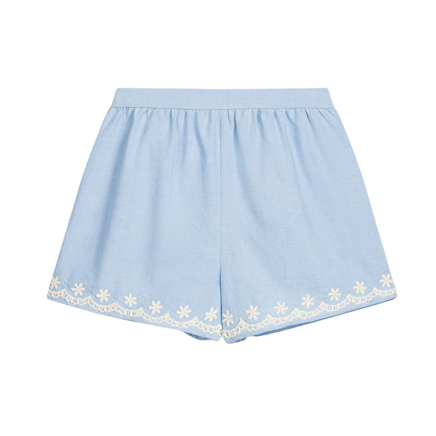 Vally Shorts in Oxford Blue