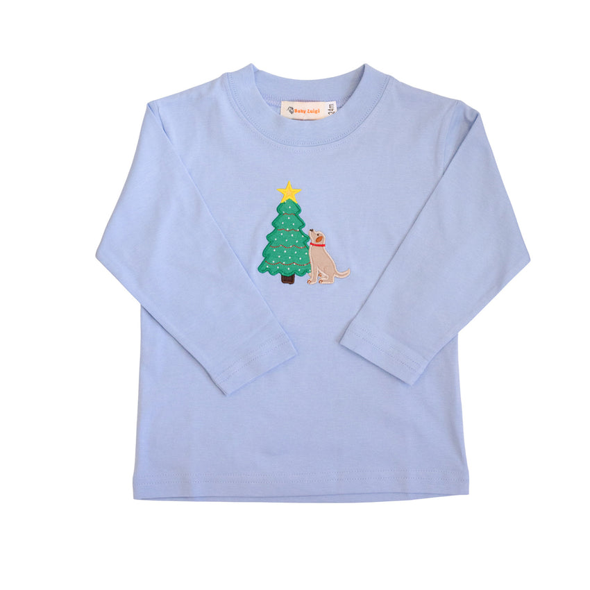 Lab and Christmas Tree T-Shirt