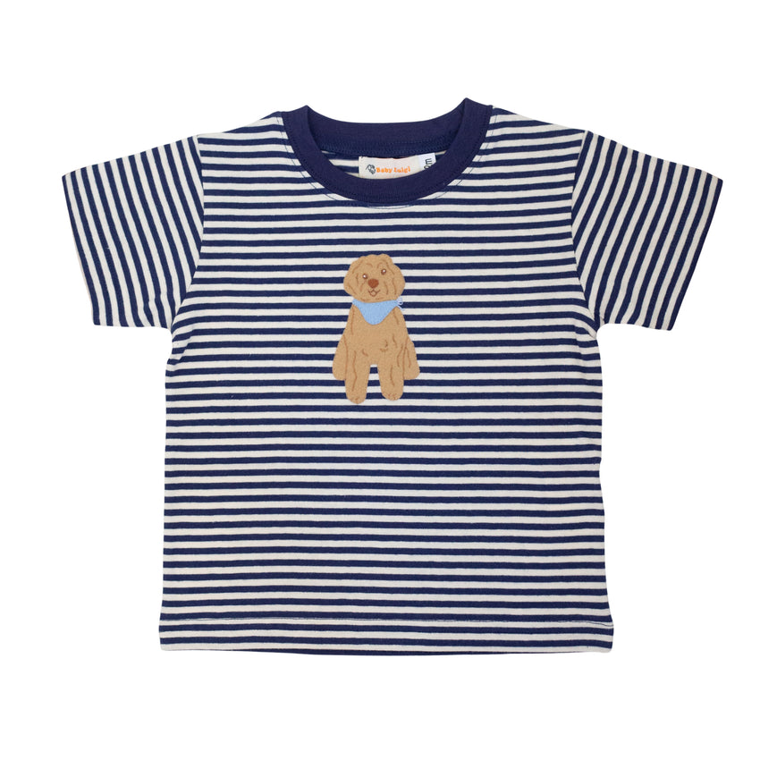 Dark Blue Bandana Dog T-Shirt