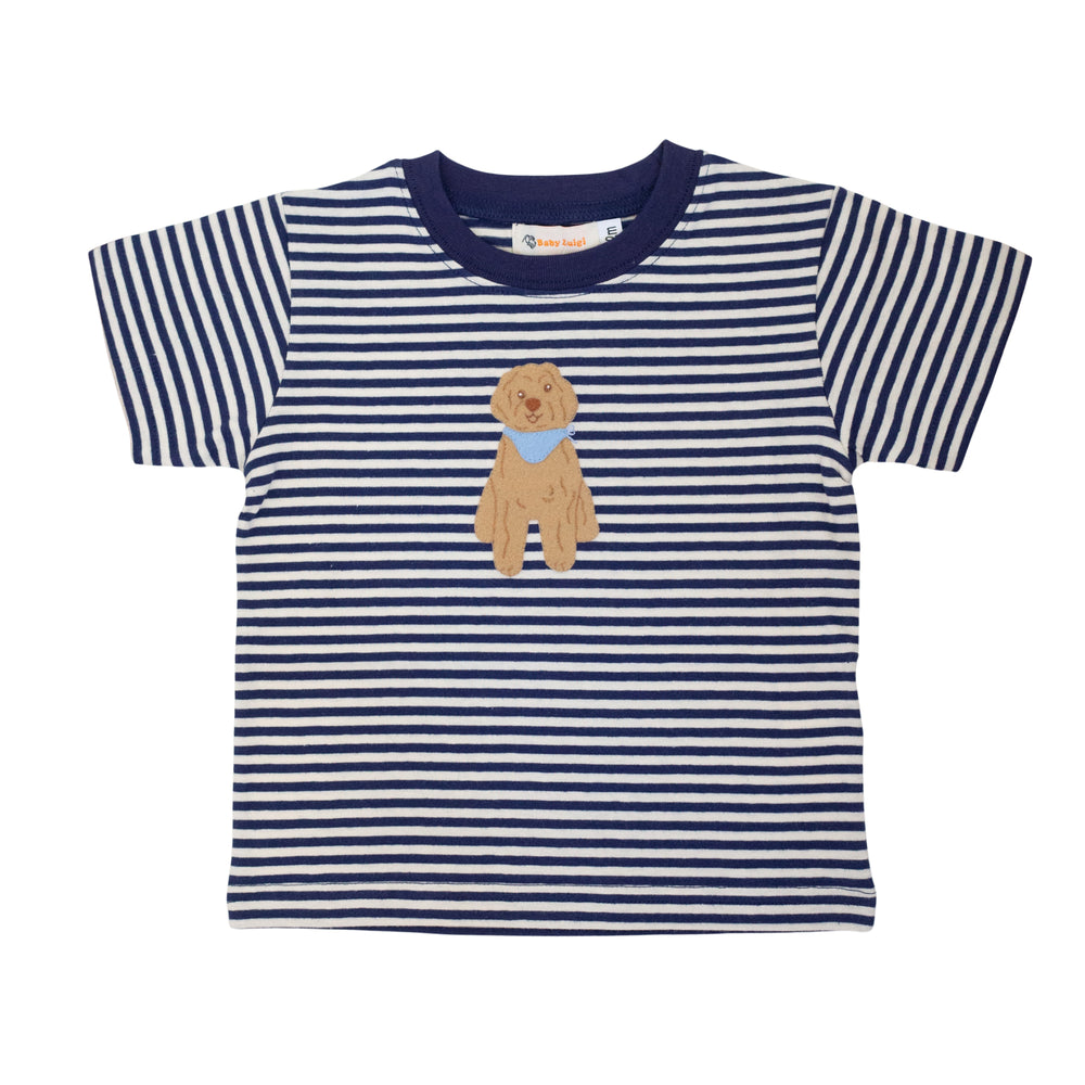 Dark Blue Bandana Dog T-Shirt