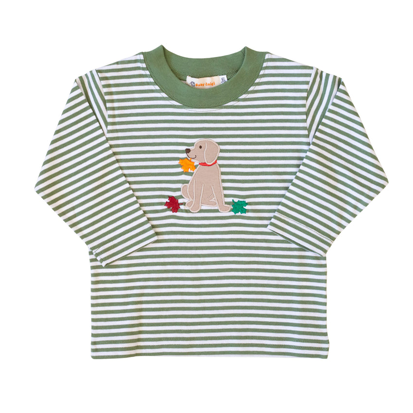 Sage Stripe Fall Lab T-Shirt