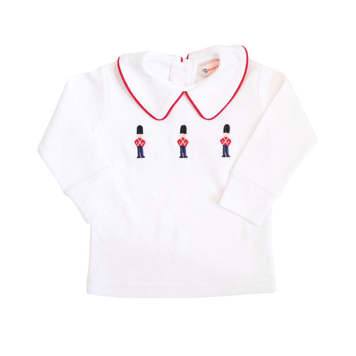 Toy Soldiers Embroidered Peter Pan Shirt