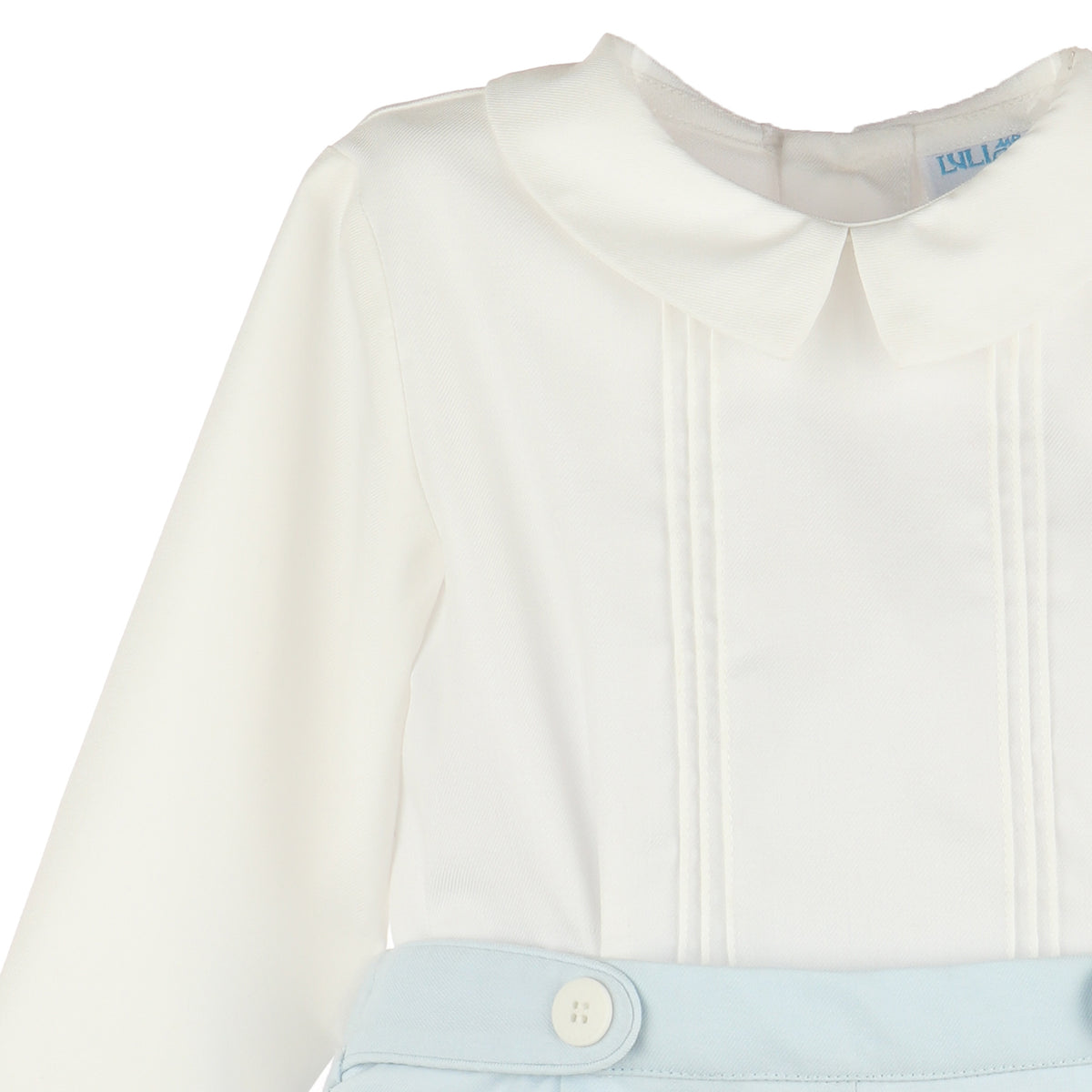 Classic Set Blue Shorts White Top