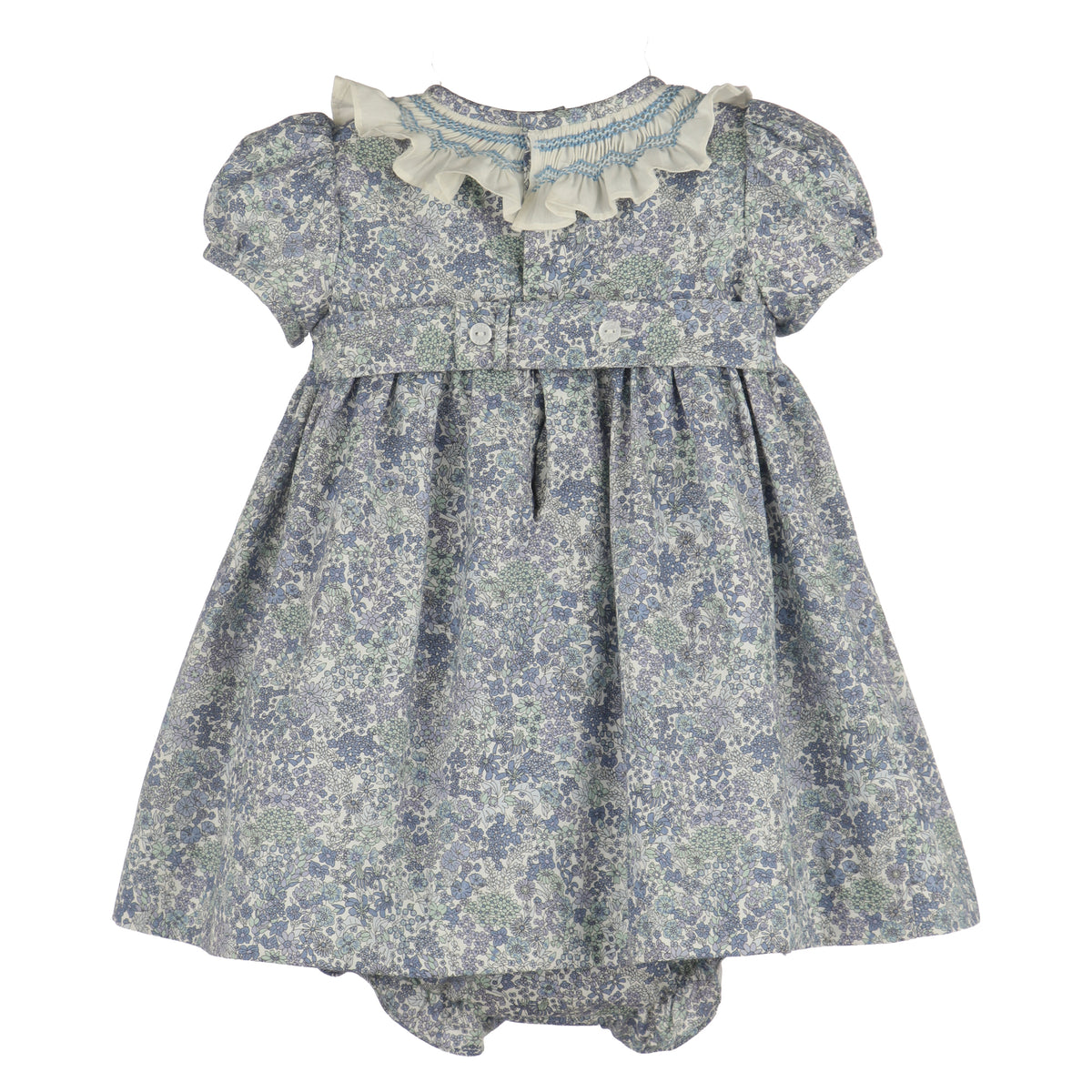 Fall Bloom Smocked Dress