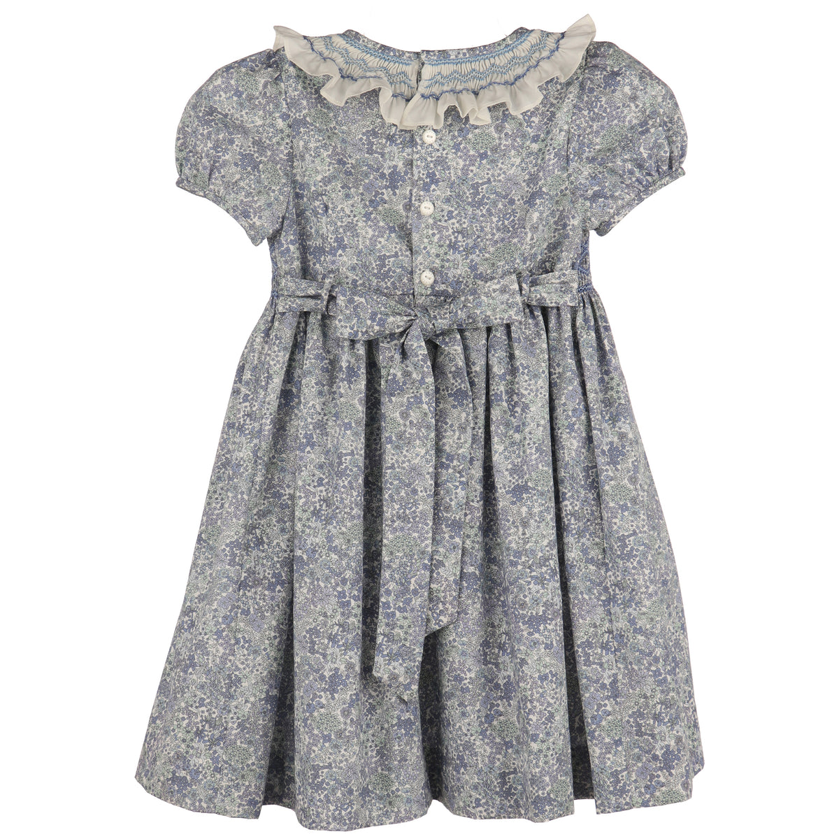 Fall Bloom Smocked Dress