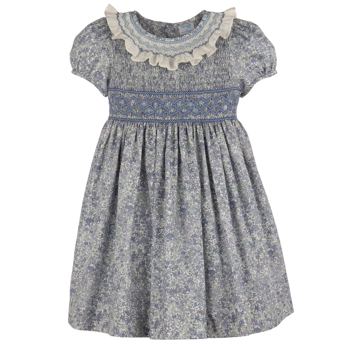Fall Bloom Smocked Dress