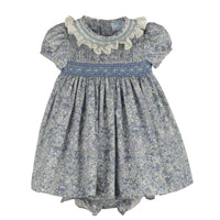 Fall Bloom Smocked Dress