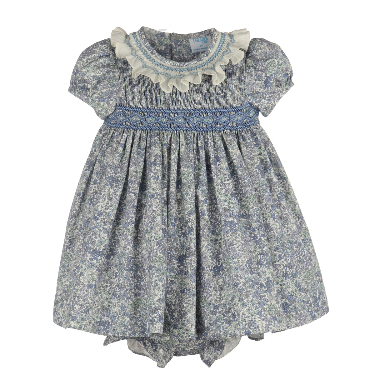 Fall Bloom Smocked Dress