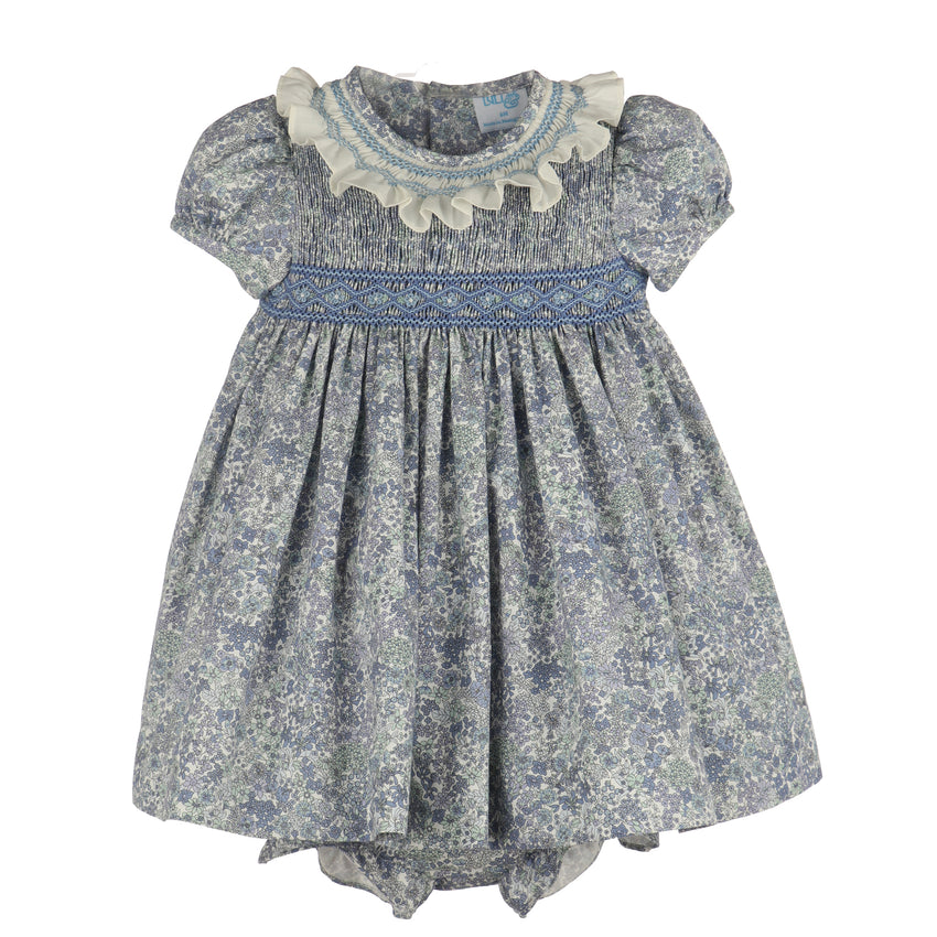 Fall Bloom Smocked Dress