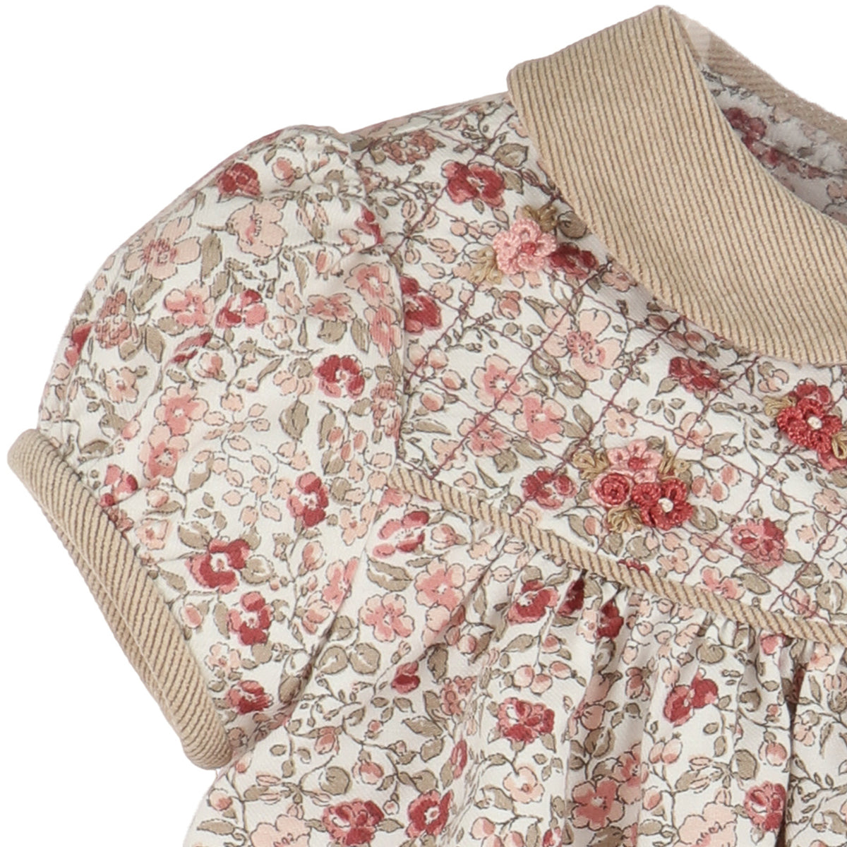 Floral Vintage Quilted Bubble