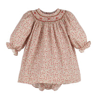 Mulberry Floral Bishop Dress