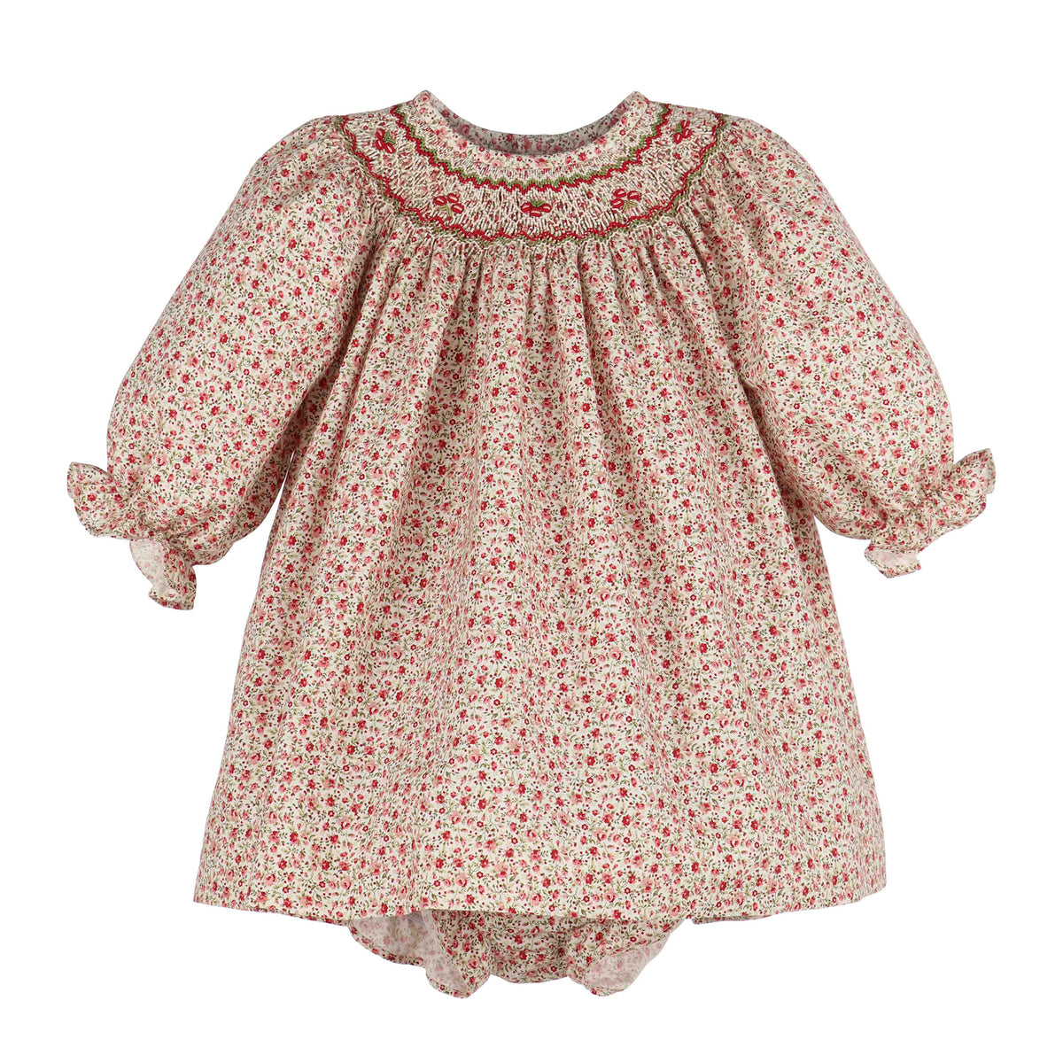 Mulberry Floral Bishop Dress
