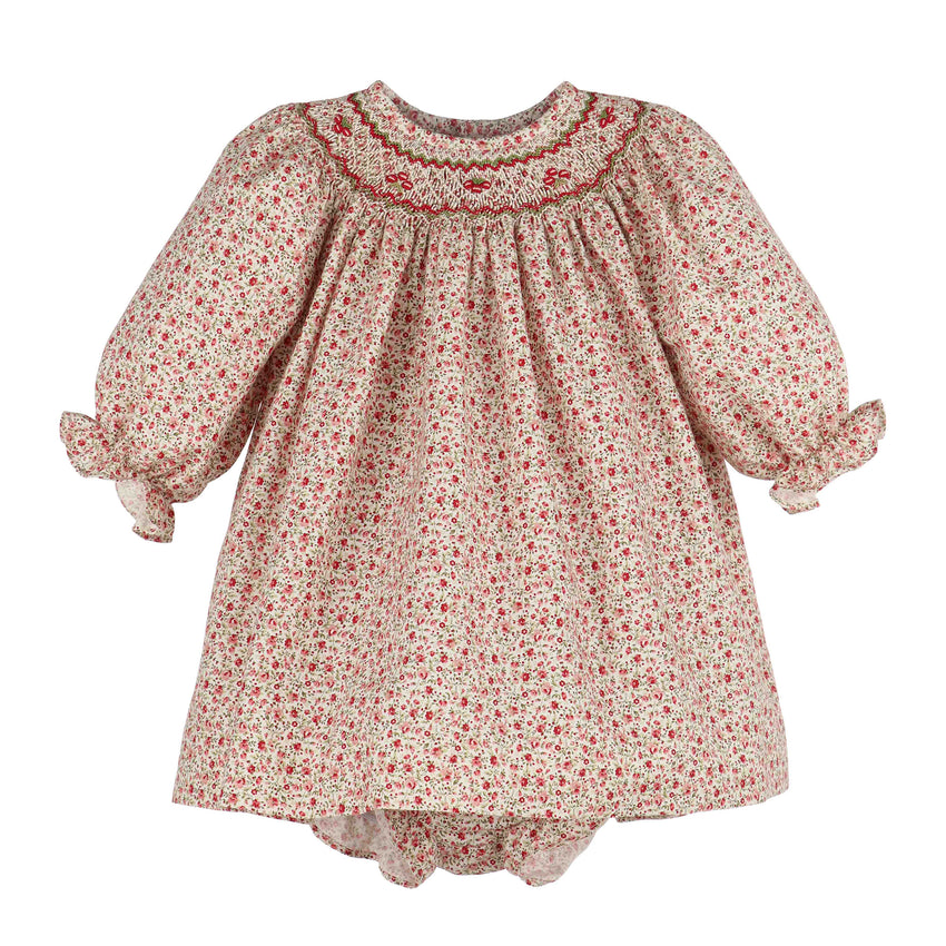 Mulberry Floral Bishop Dress