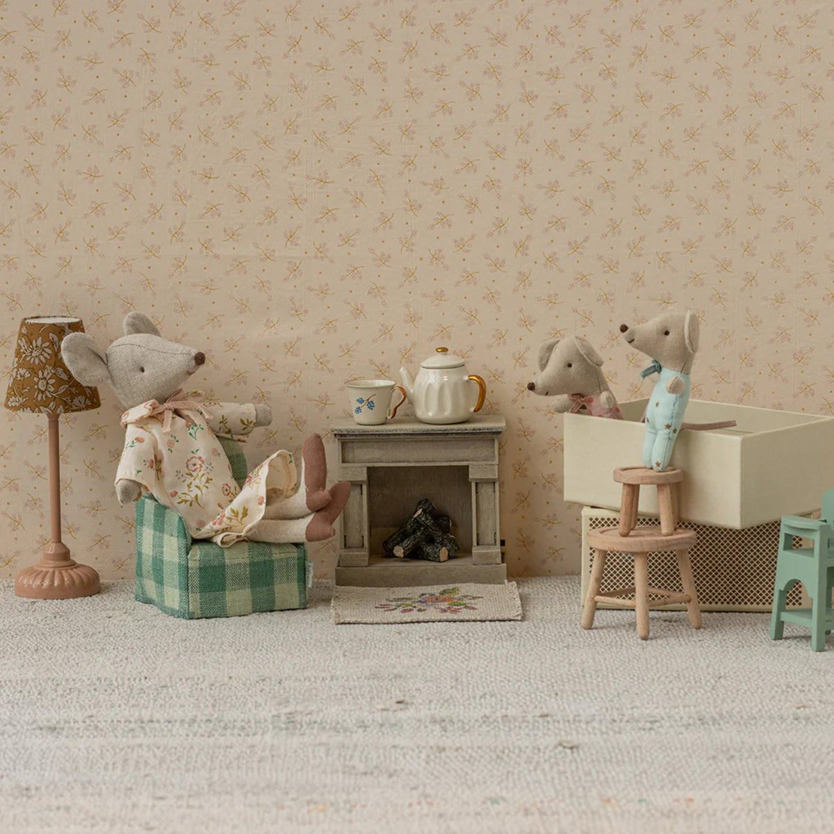 Mice Baby Twins in Matchbox