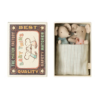 Mice Baby Twins in Matchbox