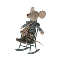 Mouse Rocking Chair in Dark Green